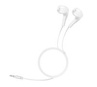 Generico In-Ear Headphones Wired, 3.5mm Plug-Earbuds for Kids and Students, 1 Pair Lightweight Tangle-Free School Headphones, Soft Silicone Ears Tips Learning Devices Tablets Laptops or Computers
