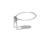 Generico In lega di alluminio Staffa di montaggio a parete per HomePod Hanger Rack Stand salvaspazio Supporto altoparlante universale per HomePod Accessori (Silver)