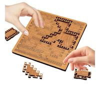 Genérico in legno per il cervello, labirinto mentale, apprendimento da 14,6 cm con design morbido, gioco educativo in legno, attività per bambini, con design resistente, giocattolo