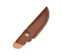 Generico in pelle per coltello da cintura - in pelle per coltelli da tasca | per coltelli pieghevoli | Paramultiutensile con chiusura a scatto, robusto e durevole