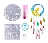 Generico in Resina per Acchiappasogni - Sťampi Iń Silicone Pèr Aćchiappasogni | Stampo Acčhiappasogni, Siliconi Fai da Te A Forma di Renna, Strumento Artigianale Peŗ Appendere À Parete | Casting PE