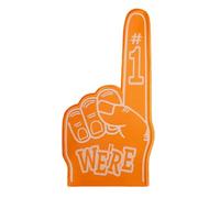 Generico in Schiuma dei Gladiatori - Impronte di Mani Eva, in Schiuma Gigante da 18 Pollici | Dita A Ventaglio Numero 1 per Gesti di Vittoria, Applausi, Grida, Guanti di Spugna