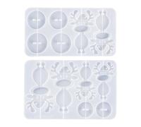 Generico in Silicone Cervo Natale | Stampo per Colata Resina Epossidica Artigianato - Coppia Ni Artigianato Festivo per Decorazione Casa con Pasta Modellabile Cera Resina