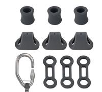 Genérico In silicone di posizionamento in arrampicata in silicone ad alta resistenza sicurezza kit di arresto per corde di soccorso per Rappel alpinismo esplorazione grotte salvataggio