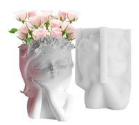 Generico in Silicone per Ragazze - Vaso in Cemento, portavaso Artigianale | Resina epossidica Fai da Te, Stampo in Argilla, Contenitore per Fiori succulenti, Decorazione per la casa Fatta a Mano,