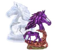 Generico in Silicone per Resina - Materiali Artigianali Riutilizzabili E Facili da Staccare | Epossidici per Colata di Resina A Forma di Cavallo, per Decorazioni La Casa Ornamenti Progetti Artist