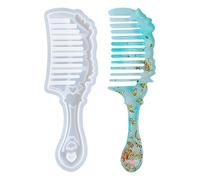 Generico in Silicone per spazzole per Capelli - Stampo per colata in Resina epossidica, Kit per la creazione di pettini, Set di 4, creazione di Gioielli, Strumenti Fatti a Mano, Kit di artigianat