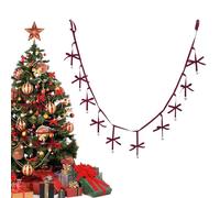 Genérico In Velours Pour Sapin De Noël | Pendelocks Reutilisable Avec Grelots | Décoration Vintage Pour Couronne, Cheminée, Escalier, Fenêtre, Mur Et Salon