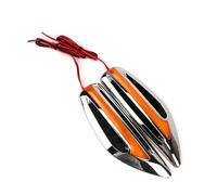 Generico Indicatore 1Paio 46LED Indicatori Direzione Per Auto 12v 3W Accessori Per Lampade Laterali A Forma Lama Direzione(Giallo)