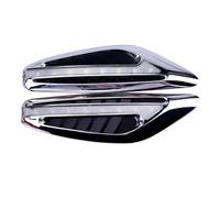 Generico Indicatore 1Paio Luci Laterali Sterzo DC12V A Forma Lama Per Auto A LED Indicatori Direzione Direzione(BIANCO)