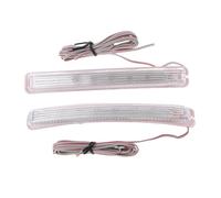Generico Indicatore 2Pezzi Indicatore Direzione A LED Specchietto Retrovisore Lampada Lampeggiante Morbida FPC Giallo 9 Luci SMD Sorgente Ambra LuciFrecce