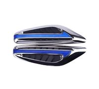 Generico Indicatore 2Pezzi Luce Direzione Della Lampada Laterale A Forma Lama Auto Luci A LED Indicatori Accessori Direzione(Blu)