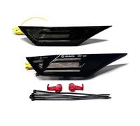 Generico Indicatore 2Pezzi Per Civic 2016-2021 LED Luci Posizione Laterali Lampade Ingombro Luce Indicatori Direzione Direzione(2Pcs Smoked Lens,3000K Yellow)