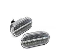 Generico Indicatore Di Direzione 2 Pezzi Di Indicatori Direzione Per Auto LED Laterali Dinamici Flash Per Ford Per C-Max Per Fiesta Per Focus Per Fusion Per Galaxy Freccia(Transparent 2 pcs)