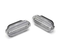 Generico Indicatore Di Direzione Laterale 2 Pezzi Per Ford Per C-Max Per Fiesta Per Focus Per Fusion Per Galaxy Luce Posizione Laterale A LED Dinamica Direzione(Crystal)