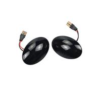 Generico Indicatore Laterale 2PCS LED indicatori direzione dinamici luce che scorre per Ford per Fiesta III IV MK3 MK4 per KA per Mondeo I MK1 Luce Emergenza(Smoked Black)