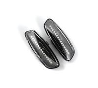 Generico Indicatore Laterale 2PCS LED Side Marker Lamp Dynamic Turn Signal Blinker Light For Peugeot 308 207 3008 5008 RCZ Indicatore Direzion(BIANCO)