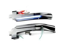 Generico indicatore laterale 2PCS Per Volvo S60 II 2011-2018 S80 2012-2016 LED Indicatori Di Direzione Lampeggiatore Acqua Che Scorre Lampeggiante Luce Frecce Laterali auto(Yellow and Blue)