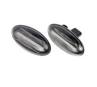 Generico Indicatore Laterale For CITROEN C6 TD 2 7 3.0 2005 2006 2007 2008 2009 2010 2011 2012 Dynamic LED Indicator Side Marker Turn Signal Light Lamp Led-Faro Profondità(Clear)