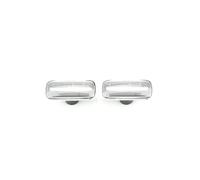 Generico indicatore laterale Indicatori di direzione laterali a LED per Jeep Per Commander Per Liberty Per Patriot Per Dodge Per Charger Per Avenger Frecce Laterali auto(Crystal white)