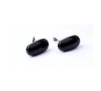 Generico Indicatore Laterale Per Alfa Per Romeo Per Mito 955 2008-2017 Indicatore LED dinamico direzione laterale Lampada segnalazione Led-Faro Profondità(Smoked black)