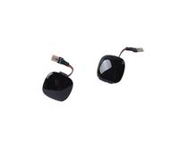 Generico Indicatore Laterale Per Skoda Praktik 2007-2015 Sequenziale LED Indicatore Laterale Disabilita Lampada Della Luce Segnale Led-Faro Profondità(Smoked black)