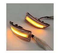Generico Indicatore LED Dinamico Indicatore Direzione Specchio Sequenziale Lampada Per Megane Per MK3 Per Scenic Per Fluence Per Latitude Safrane III Direzione(Dynamic Smoked)