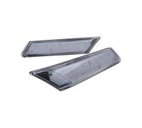 Generico Indicatori Di Direzione Freccia Laterale Per Carrera 911 997 2005-2012 Indicatore LED Ambrato Laterale Ripetitore Lente Trasparente