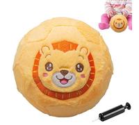 Generico Indoor Soccer Ball - Soft Plush Elastic Silent Learning Interactive Ball For Kids, High Elastic Hand Grab Indoor Play Football For Home Bedroom Living Room School