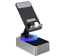 Generico Induction Bracket Speaker with 360° Rotation, Rechargeable Wireless Sound Amplifier Stand for Business Trip Home Travel Camping Outing, No Needed Entertainment Tool for Phones and Devices