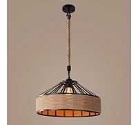 Generico Industrial Hemp Rope Pendant Light