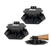Generico Industrial Plate Bearings, High Load Slab Support System, Efficient with Precision Screw Adjustment, High Strength Weatherproof Polymer, Engineering Tool for Outdoor Flooring and Decking