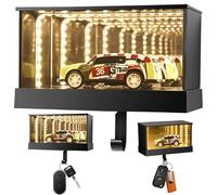 Generico Infinity Garage Key Holder with LED Light - 3D Illusion Wall Mount Key Hanger, Race Car Keys Holder Wall Mount with LED, Rechargeable Illuminated Keys Rack for Entryway Hallway Decor (#1PCS)