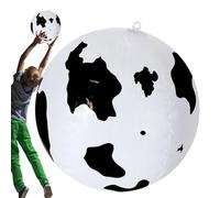 Generico Inflatable Beach Ball - Fun Cow Print Summer Party Favors, Large Inflatable Balls, Durable Floating Toy, Easy Inflate Beach Ball | Outdoor Activity Accessory For Kids Summer Birthday Water