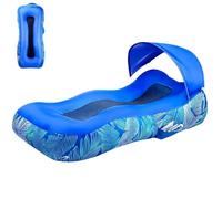 Generico Inflatable Beach Chair - Camping Bed with Sunshade