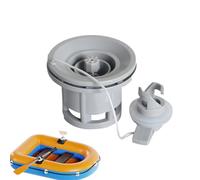 Generico Inflatable Boat Air Valves, 8 Hole Replacement Parts, Connector with Tight Seal, with Easy Installation, Outdoor Accessories Secure Fit, Tent Survival Lake River Beach Canoe Use