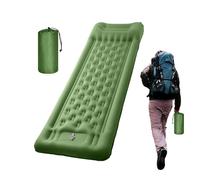 Generico Inflatable Camping Mattress, Self-Inflating Sleeping Mat, 77.17x28.35x4.33 Inches Roll-Up Thickened Air Pad with Built-in Pump and Pillow, Inflatable Bed for Outdoor Hiking, Tent, Travel Use