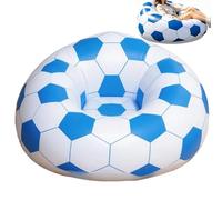 Generico Inflatable Chairs - PVC 105x80cm | Soccer Theme Quick Inflate Couch, Portable Inflatable Camping Chair, Air Lounge Sofa Seat For Camping Festival Pool Backyard Travel | Outdoor Relaxation