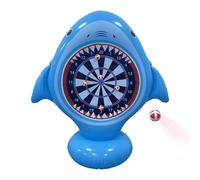 Generico Inflatable Dartboard Water Game, Outdoor Children's Fun Throwing Game, Shark Shape Pool Games Toy for Families Summer Beach Pool Backyard Gatherings Parties Water Park Backyard Camping Trips