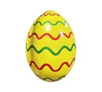 Generico Inflatable Easter Egg - 16in Colorful Blow Yard Ornaments, Inflatable Easter Decorations | Yard Hunt Home Garden Lawn Porch Outside Indoor Pool for Spring Party Holiday Event Celebration