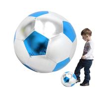 Generico Inflatable Football - Inflatable Beach Balls Simulation Soccer Balls | Soft Leakproof Kick Ball, Interactive Plush Style Sports Toy For Indoor Outdoor Play Backyard Party Activities