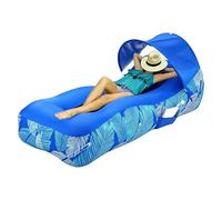 Generico Inflatable Lounge Chair - Camping Bed with Sunshade