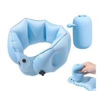 Generico Inflatable Neck, Pillow Airplane Travel, Blow-Up Support Cushion, 68x13.5cm, for Sleeping on Flights, Ideal Adults, Kids, and on Planes, Cars, Outdoor Adventures Relaxing at Home