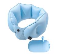 Generico Inflatable Neck Pillow for Traveling by Plane or Car, Ergonomic Cushion Sleeping Comfort and Head Support - Lightweight, Compact Travel Pillow Adults, Kids, During Flights