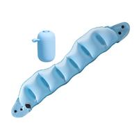 Generico Inflatable Neck Pillow, Travel Cushion Support, 26.77x5.31 Inches Sleeping Comfort Headrest, Lightweight Compact Pillow for Flights Road Trips Camping Backpacking and Daily Rest