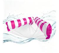 Generico Inflatable Pool Float Lounger Chair - Thick PVC Breathable Mesh 110x60x15cm 195g - Water Hammock for Adults Summer Party - Swimming Pool Lake Beach Mat