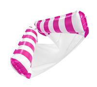 Generico Inflatable Pool Floats, 2 in 1 Hammock Float, Striped Portable Lounger, Mesh Bottom Water Bed, for Water Lake Sea Beach Pond River Indoor Outdoor Camping Floating Relaxation Leisure Gear