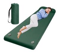 Generico Inflatable Sleeping Pad, Soft Foam Camp Mattress, Built in Pillow, 76.77x25.59x2.36 Inches, Quick-Inflating Lightweight Design, Piece Blue, for Travel, Beach, Home, Festival