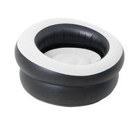 Generico Inflatable Sofa Seat - Quick Deflation Design, 33 Inch External Blow Up Lounge, Weatherproof Travel Storage Component, Black Fastener | Air Couch For Tents & Gardens