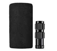 Generico Inflator Kits, Bicycle Tire Valve, Inflate Tire Caps, 10 Inches Connector Nozzle with Sponge Cover, Metal Extender with Easy Grip Feature, Garage Mechanic Accessory Compact Design